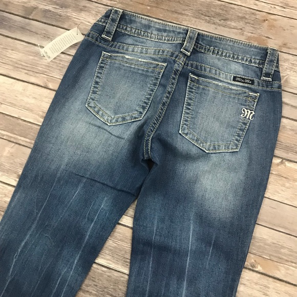 New Miss Me Mid-Rise Skinny Released Hem Jeans - Picture 7 of 8
